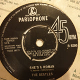 The Beatles ‎– I Feel Fine - Vinyl 7" Record - Very-Good+ Quality (VG+) - C-Plan Audio