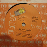 Michael Nesmith & The First National Band ‎– Silver Moon - Vinyl 7" Record - Very-Good+ Quality (VG+) - C-Plan Audio