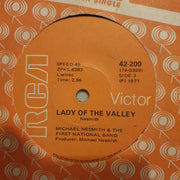 Michael Nesmith & The First National Band ‎– Silver Moon - Vinyl 7" Record - Very-Good+ Quality (VG+) - C-Plan Audio