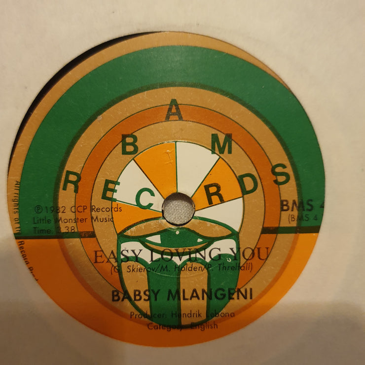 Babsy Mlangeni - Lonely Man - Vinyl 7" Record - Very-Good+ Quality (VG+) - C-Plan Audio