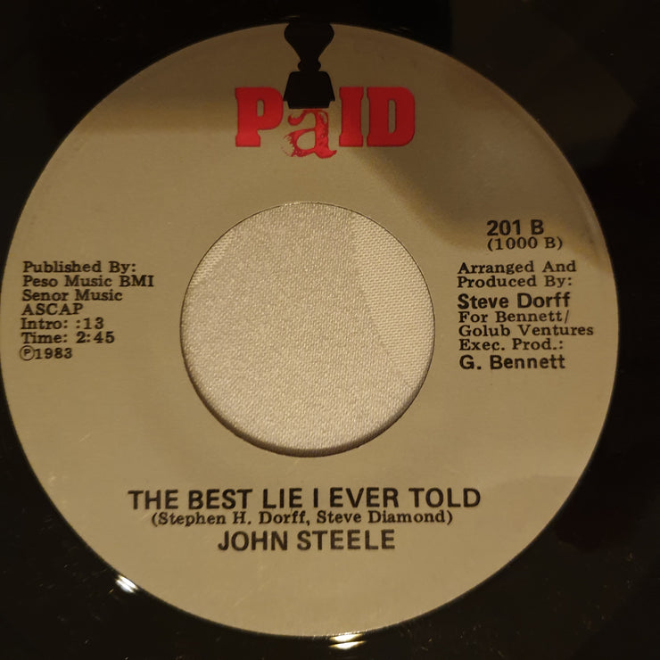 John Steele – My Urge To Roam  - Vinyl 7" Record - Opened  - Very-Good Quality (VG) - C-Plan Audio