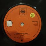 Titanic ‎– Sing Fool Sing / Sultana - Vinyl 7" Record - Very-Good- Quality (VG-) - C-Plan Audio