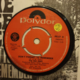 Bee Gees ‎– Don't Forget To Remember  - Vinyl 7" Record - Opened  - Very-Good Quality (VG) - C-Plan Audio