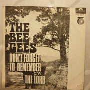 Bee Gees ‎– Don't Forget To Remember  - Vinyl 7" Record - Opened  - Very-Good Quality (VG) - C-Plan Audio