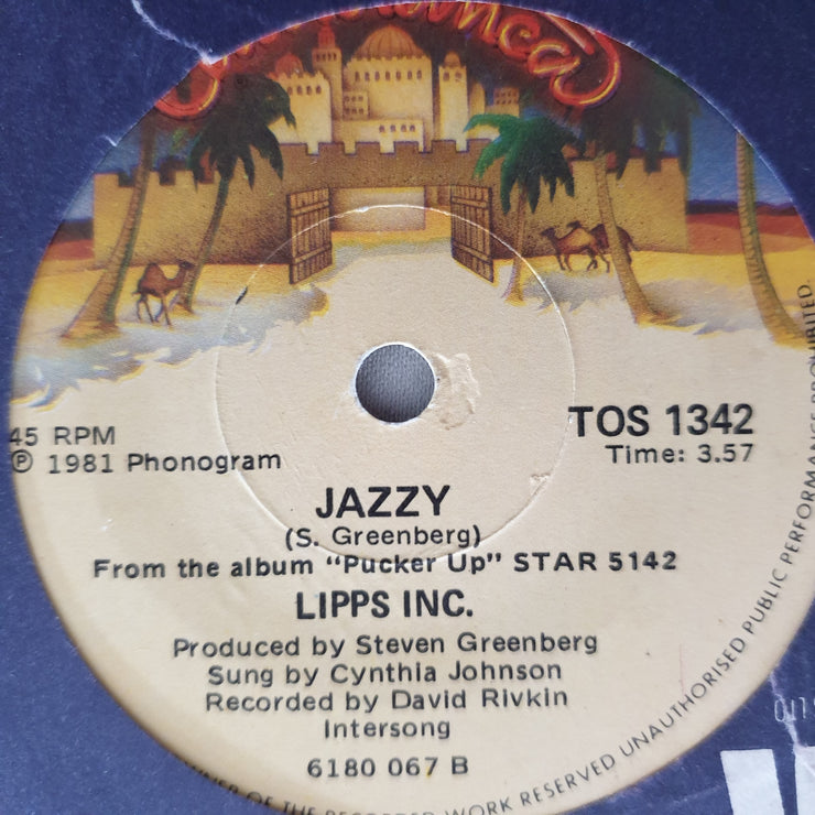 Lipps Inc - Designer Music - Vinyl 7" Record - Very-Good+ Quality (VG+) - C-Plan Audio