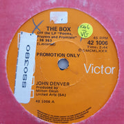 John Denver - The Box - Vinyl 7" Record - Very-Good- Quality (VG-) - C-Plan Audio