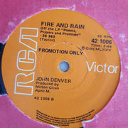 John Denver - The Box - Vinyl 7" Record - Very-Good- Quality (VG-) - C-Plan Audio