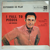 Jim Reeves ‎– I Fall To Pieces - Vinyl 7" Record - Opened  - Good+ Quality (G+) - C-Plan Audio