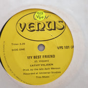 Cathy Viljoen ‎– My Best Friend - Vinyl 7" Record - Very-Good+ Quality (VG+) - C-Plan Audio