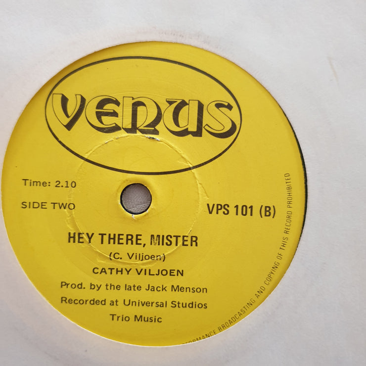 Cathy Viljoen ‎– My Best Friend - Vinyl 7" Record - Very-Good+ Quality (VG+) - C-Plan Audio