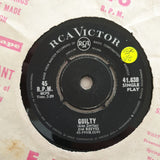 Jim Reeves ‎– Guilty - Vinyl 7" Record - Very-Good- Quality (VG-) - C-Plan Audio