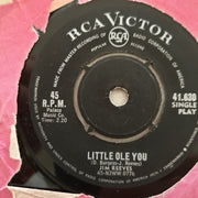 Jim Reeves ‎– Guilty - Vinyl 7" Record - Very-Good- Quality (VG-) - C-Plan Audio