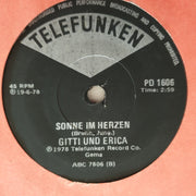 Gitti Und Erika ‎– Heidi - Vinyl 7" Record - Opened  - Very-Good Quality (VG) - C-Plan Audio