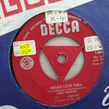 Karl Denver ‎– Indian Love Call / My Melancholy Baby - Vinyl 7" Record - Very-Good+ Quality (VG+) - C-Plan Audio