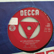 Karl Denver ‎– Indian Love Call / My Melancholy Baby - Vinyl 7" Record - Very-Good+ Quality (VG+) - C-Plan Audio