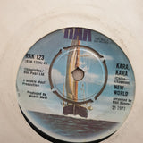 New World – Kara, Kara - Vinyl 7" Record - Opened  - Very-Good Quality (VG) - C-Plan Audio