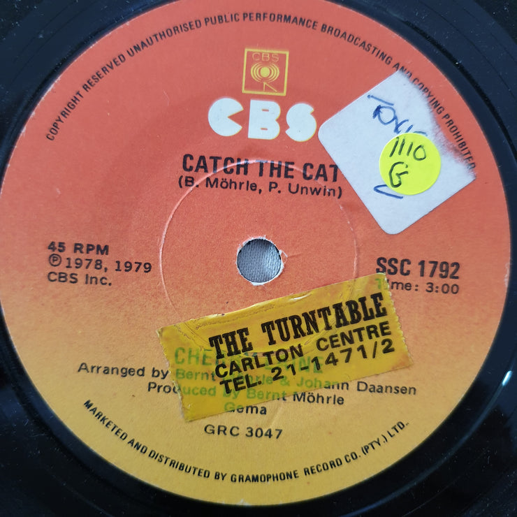 Cherry Laine ‎– Catch The Cat - Vinyl 7" Record - Good Quality (G) - C-Plan Audio