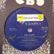 Donna Summer ‎– Hot Stuff - Vinyl 7" Record - Very-Good+ Quality (VG+) - C-Plan Audio