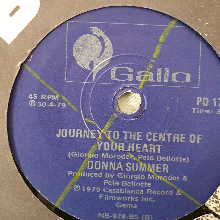Donna Summer ‎– Hot Stuff - Vinyl 7" Record - Very-Good+ Quality (VG+) - C-Plan Audio