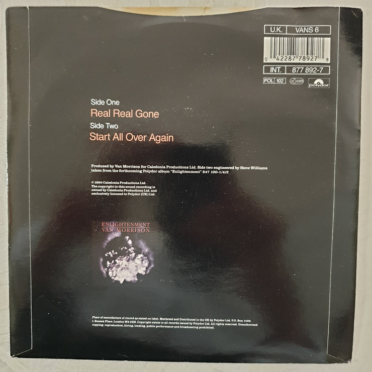 Van Morrison ‎– Real Real Gone - Vinyl 7" Record - Very-Good+ Quality (VG+) - C-Plan Audio