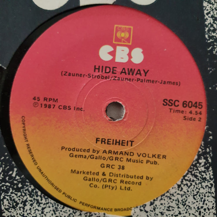Freiheit ‎– Play It Cool - Vinyl 7" Record - Very-Good+ Quality (VG+) - C-Plan Audio