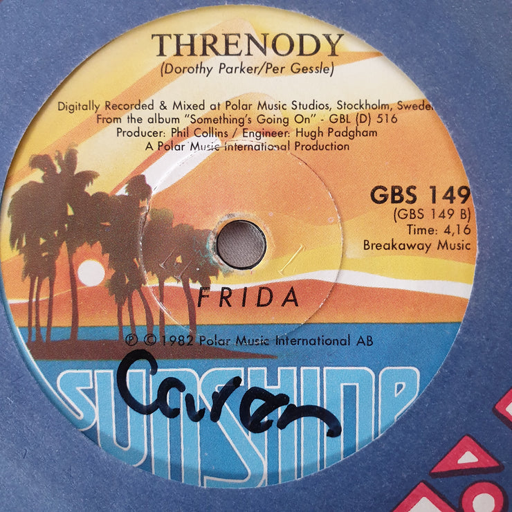 Frida ‎– I Know There's Something Going On- Vinyl 7" Record - Very-Good- Quality (VG-) - C-Plan Audio