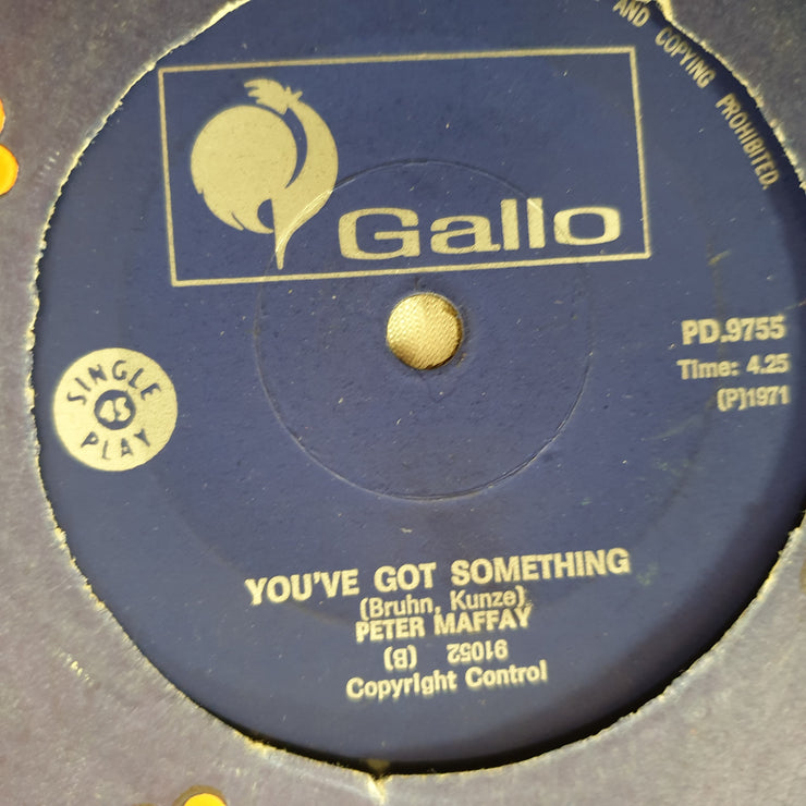 Peter Maffay ‎– You / You've Got Something - Vinyl 7" Record - Very-Good+ Quality (VG+) - C-Plan Audio