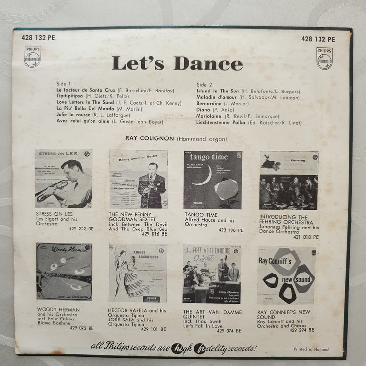 Ray Colignon ‎– Let's Dance - Vinyl 7" Record - Opened  - Very-Good Quality (VG) - C-Plan Audio