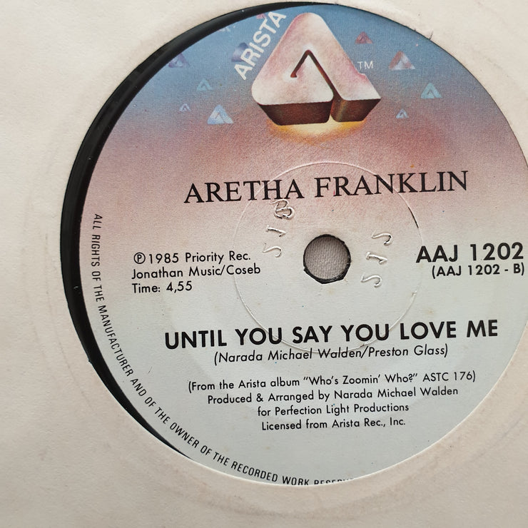 Aretha Franklin ‎– Freeway Of Love - Vinyl 7" Record - Opened  - Very-Good Quality (VG) - C-Plan Audio