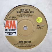 Herb Alpert ‎– This Guy's In Love With You - Vinyl 7" Record - Very-Good+ Quality (VG+) - C-Plan Audio