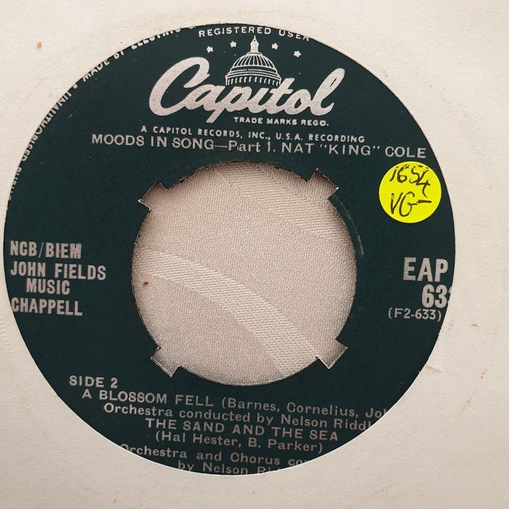 Nat King Cole ‎– Moods In Song - Vinyl 7" Record - Very-Good- Quality (VG-) - C-Plan Audio