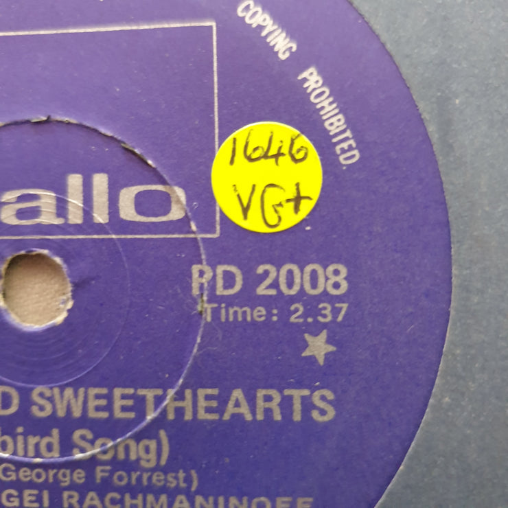 Dianne Todd & Robin Dalton - Snowflakes and Seethearts - Vinyl 7" Record - Very-Good+ Quality (VG+) - C-Plan Audio