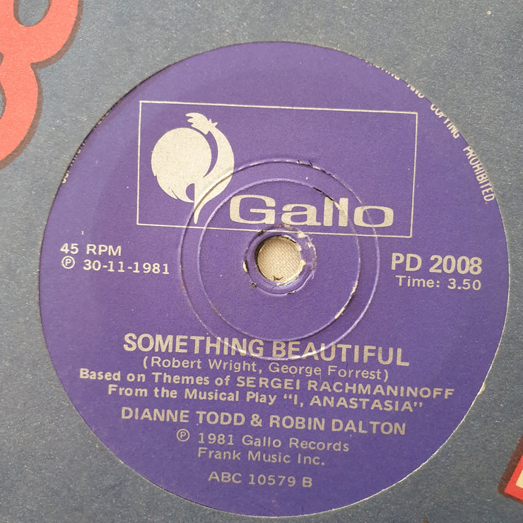 Dianne Todd & Robin Dalton - Snowflakes and Seethearts - Vinyl 7" Record - Very-Good+ Quality (VG+) - C-Plan Audio