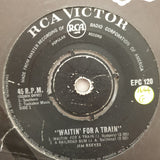 Jim Reeves ‎– Waitin' For A Train - Vinyl 7" Record - Good Quality (G) - C-Plan Audio