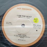 The Look ‎– I Am The Beat - Vinyl 7" Record - Opened  - Very-Good Quality (VG) - C-Plan Audio