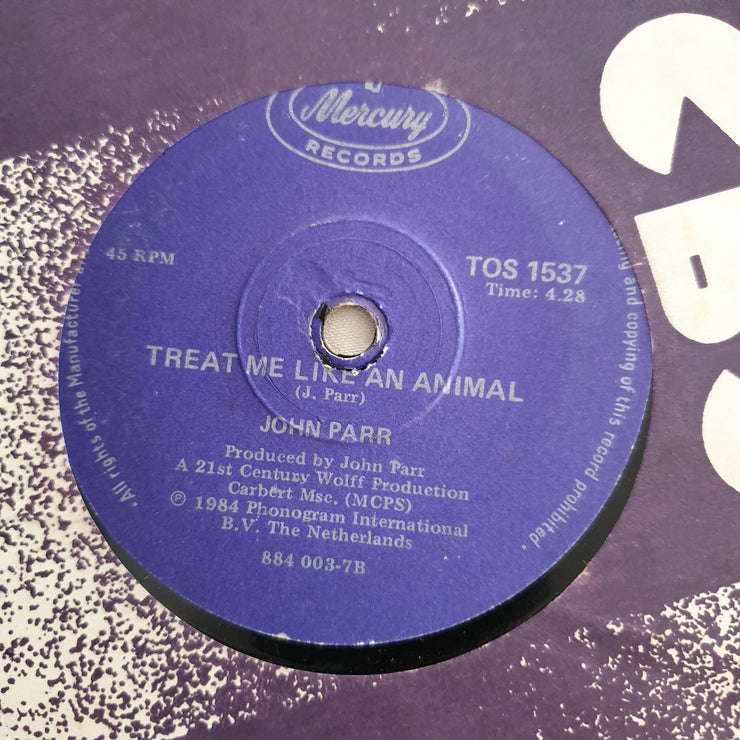 John Parr ‎– St. Elmo's Fire (Man In Motion) - Vinyl 7" Record - Opened  - Very-Good Quality (VG) - C-Plan Audio