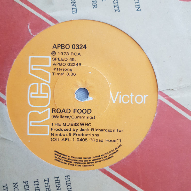 The Guess Who ‎– Clap For The Wolfman - Vinyl 7" Record - Opened  - Very-Good Quality (VG) - C-Plan Audio