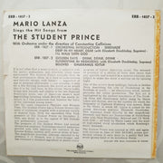 Mario Lanza ‎– Mario Lanza Sings The Hit Songs From The Student Prince - Vinyl 7" Record - Very-Good+ Quality (VG+) - C-Plan Audio