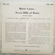 Mario Lanza ‎– Seven Hills Of Rome - Vinyl 7" Record - Very-Good+ Quality (VG+) - C-Plan Audio