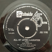 John Rowles ‎– The Pain Goes On Forever - Vinyl 7" Record - Very-Good- Quality (VG-) - C-Plan Audio