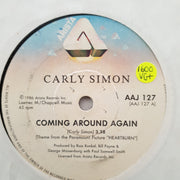 Carly Simon ‎– Coming Around Again - Vinyl 7" Record - Very-Good+ Quality (VG+) - C-Plan Audio
