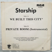 Starship ‎– We Built This City - Vinyl 7" Record - Very-Good+ Quality (VG+) - C-Plan Audio