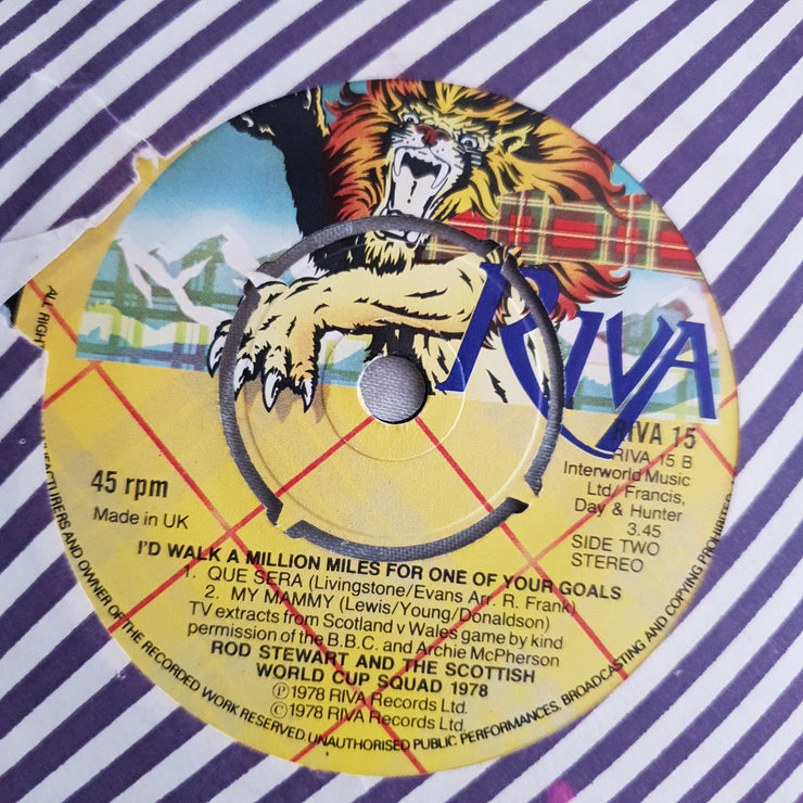 Rod Stewart ‎– Ole Ola - Vinyl 7" Record - Very-Good+ Quality (VG+) - C-Plan Audio