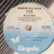 Billy Idol ‎– Mony Mony (Live) - Vinyl 7" Record - Opened  - Very-Good Quality (VG) - C-Plan Audio