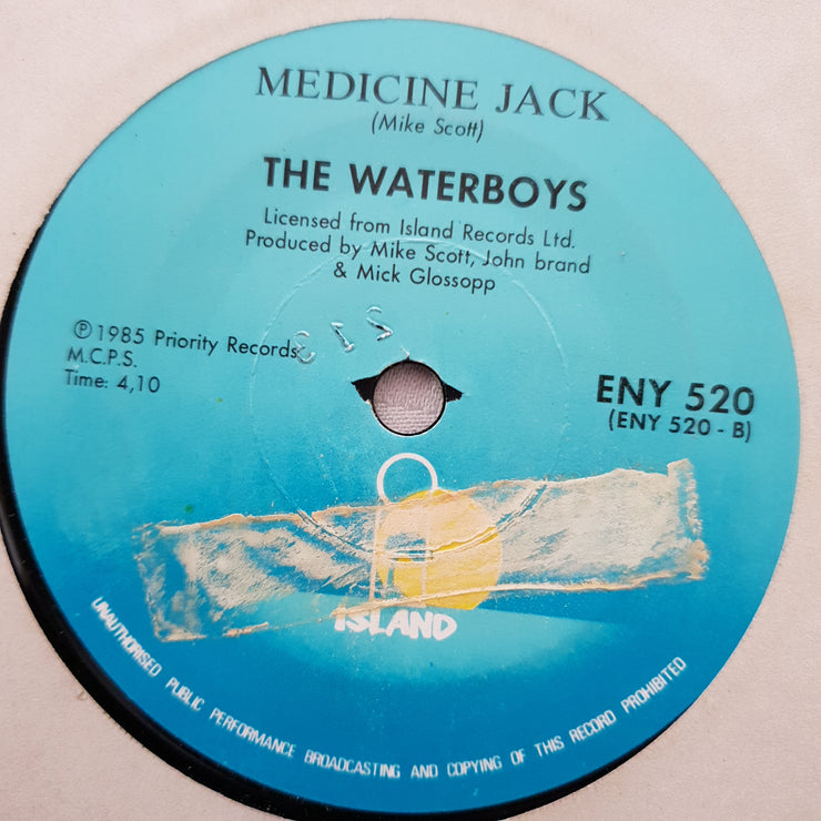 The Waterboys ‎– The Whole Of The Moon - Vinyl 7" Record - Opened  - Very-Good Quality (VG) - C-Plan Audio