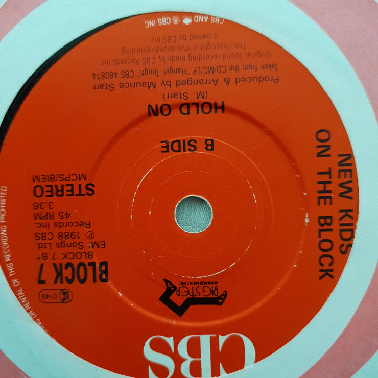 New Kids On The Block ‎– Tonight - Vinyl 7" Record - Opened  - Very-Good Quality (VG) - C-Plan Audio