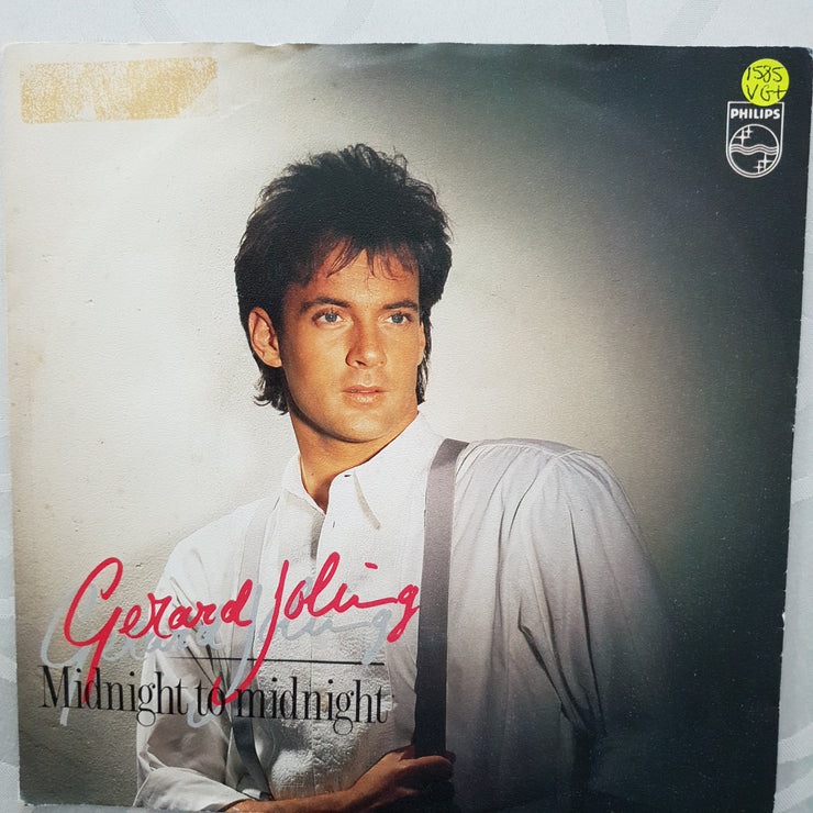 Gerard Joling ‎– Midnight To Midnight - Vinyl 7" Record - Very-Good+ Quality (VG+) - C-Plan Audio