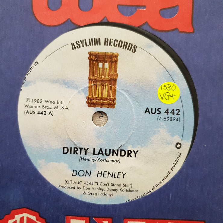 Don Henley ‎– Dirty Laundry - Vinyl 7" Record - Very-Good+ Quality (VG+) - C-Plan Audio