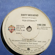 Rod Stewart ‎– Da 'Ya' Think I'm - Vinyl 7" Record - Very-Good+ Quality (VG+) - C-Plan Audio