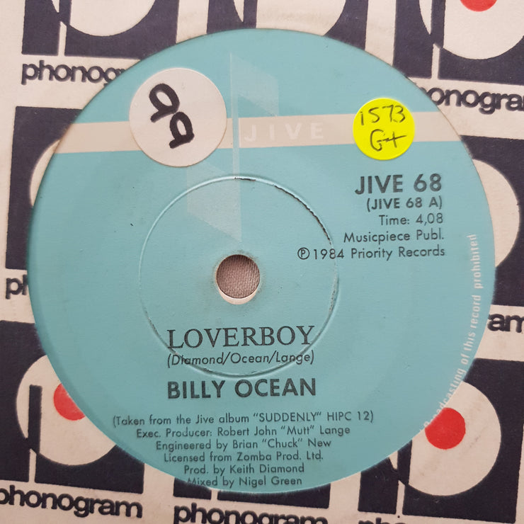 Billy Ocean ‎– Loverboy - Vinyl 7" Record - Good+ Quality (G+) - C-Plan Audio